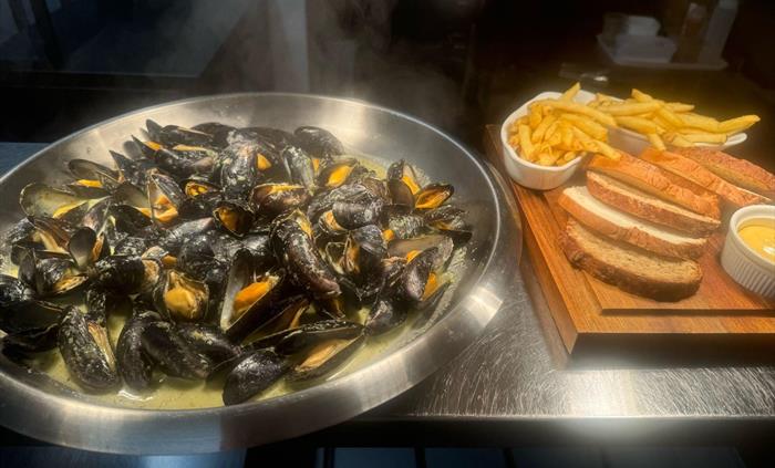 Visit our Next Door restaurant -open Wednesday to Saturday for lunch and dinner and for Sunday lunch. Small plates, sharing plates and hearty mains.
